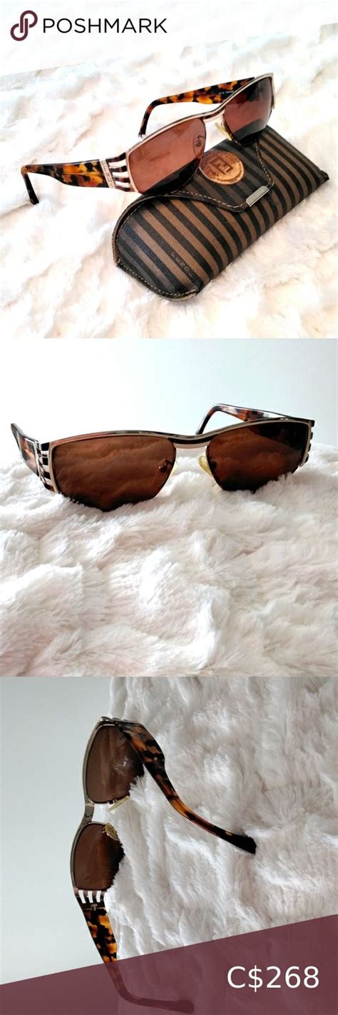 fendi limited edition tortoise shell sunglasses|Vintage Fendi Sunglasses .